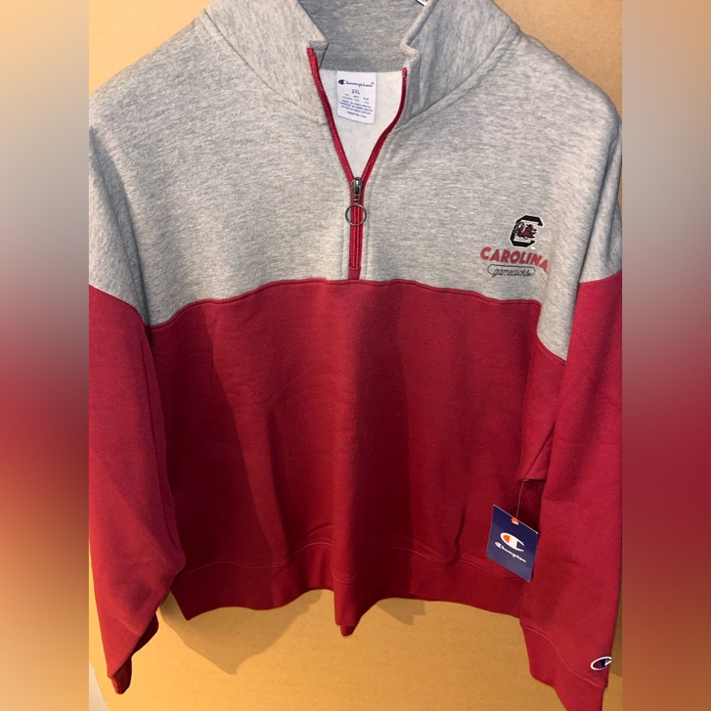 NWT Women’s USC GAMECOCKS Champion 1/4 Zip Sweatshirt Sz XXL 2XL South Carolina
